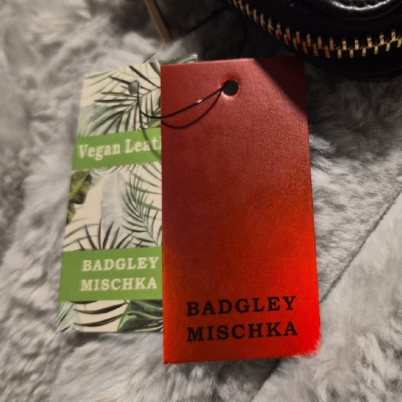 Black Quilted Wallet with Gold Logo - Picture 2 of 4